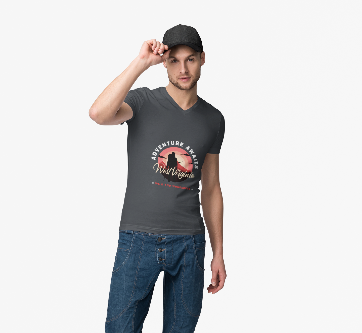 Adventure Awaits West Virginia T-Shirt