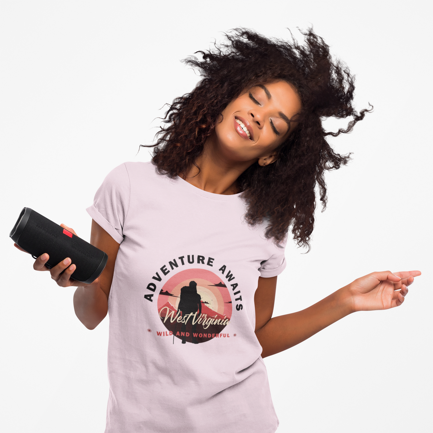 Adventure Awaits West Virginia Unisex T-Shirt, Wanderlust Tee, Mountain Lover Gift, Outdoor Exploration Shirt, Hiker Apparel